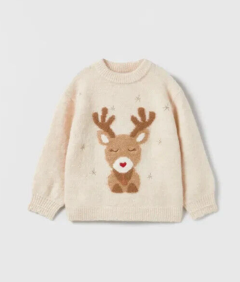 Christmas jumper zara cheap