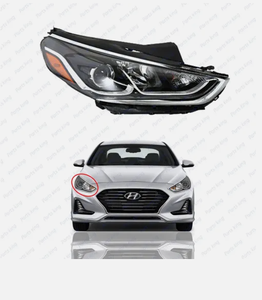 2018-19 Hyundai Sonata Галогенная фара Налобный фонарь HY2503217 ПРАВАЯ БОКОВАЯ ТОЧКА