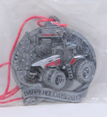 Case IH 2012 Limited Edition 9th in Series Pewter Christmas Ornament NEW
