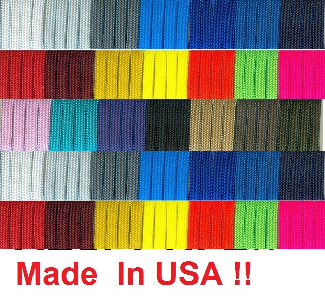 New 550 Paracord Parachute Cord Mil Spec Type III 7 Strand 50 100 Feet Ft USA 