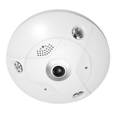 6.3MP IP resolution 360°  Fisheye View Multiple Virtual PTZ 33ft Security Camera
