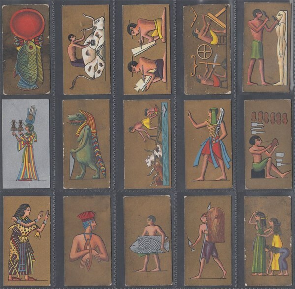 CIGARETTE CARD PART SET CAVANDERS LTD, ANCIENT EGYPT 1928