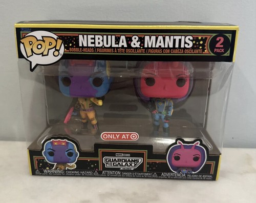 MARVEL - FUNKO POP! GotG 3マンティス&ネビュラ　2パック　ブラックライト Funko Pop Guardians of The Galaxy Vol 3 Nebula & Mantis