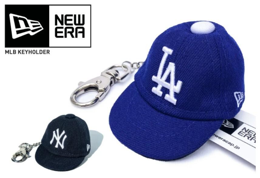 New Era Cap Type Key Chain LA(Los Angeles Dodgers) / NY(New