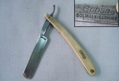 1920s STRAIGHT SHAVING RAZOR BONSA SOLINGEN