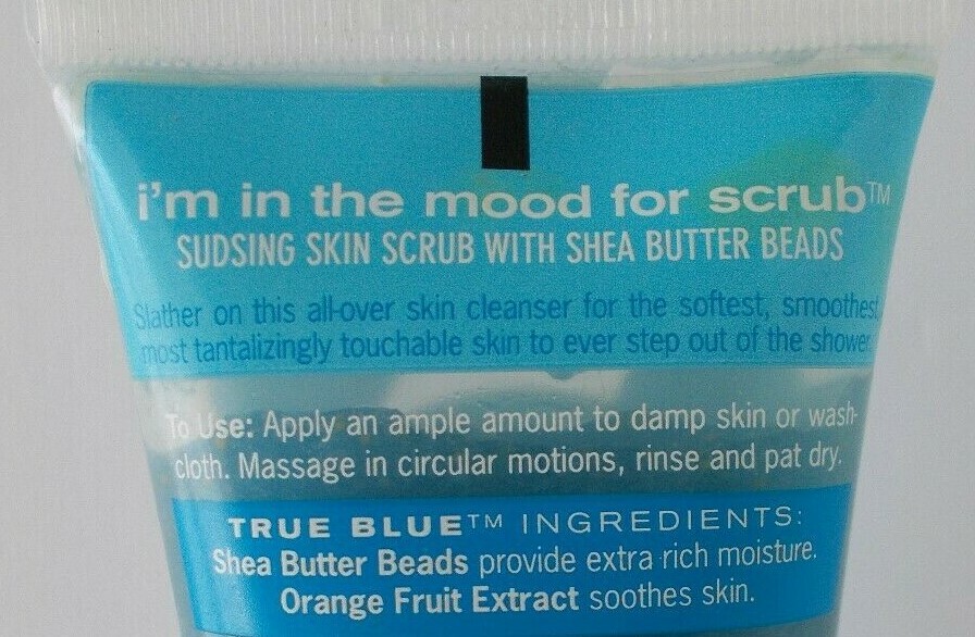 Bath & Body Works True Blue Spa I'm In The Mood For Scrub Shea Butter  2.5 Oz