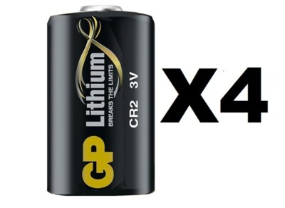 4 x GP CR2 Lithium Battery Photo DL-CR2 3V Batteries For Camera Flashlight Toy
