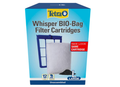 Tetra Bio Aquarium Filter Carbon Cartridge Crystal Water Fish Tank Large 12 Pack