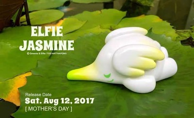 UNBOX ELFIE SLEEPY JASMINE Mother's Day Soft Vinyl SOFUBI Figure Toy H9CM(3.6in)
