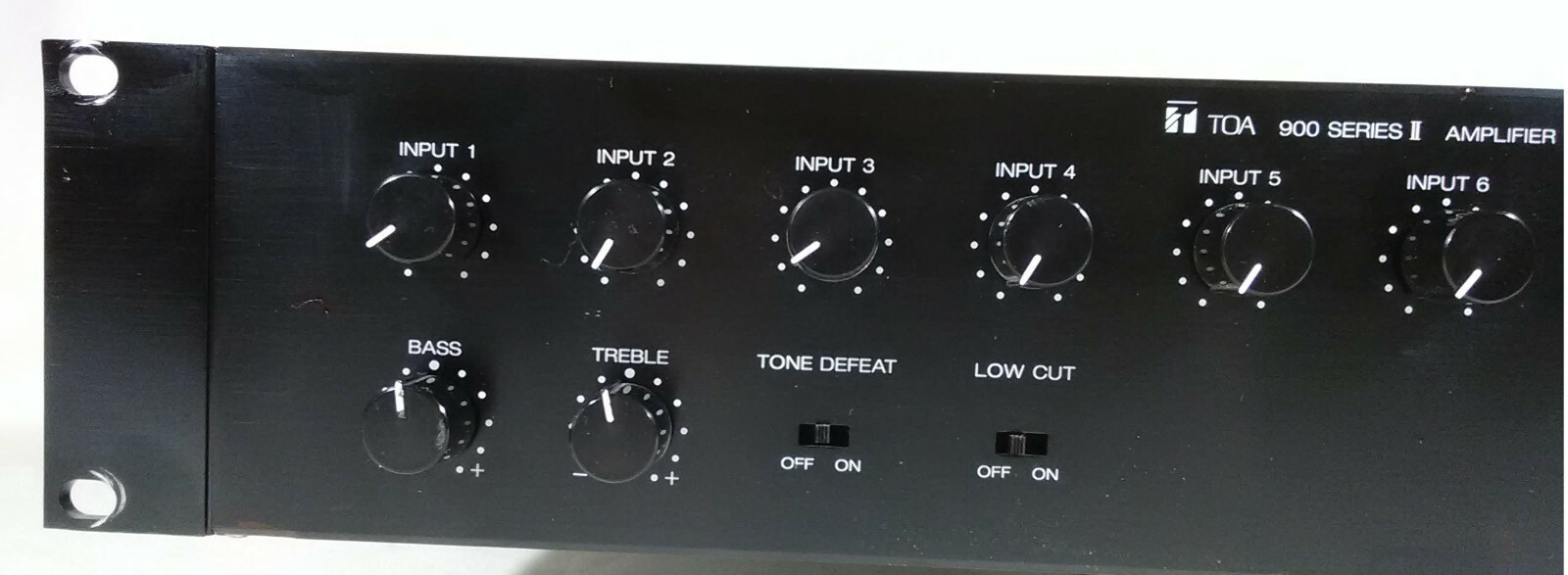 TOA MIXER AMPLIFIER 60W - A950 MK II WITH WARRANTY, SUPPLIED WITH 5 MODULES