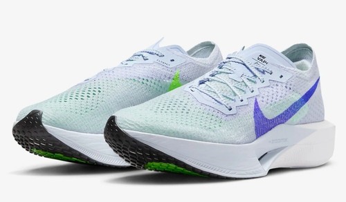 スパイク・シューズ Nike ZoomX Vaporfly Next% 3 Nike ZoomX Vaporfly Next% 3 Racing Shoes Grey / Blue / Green