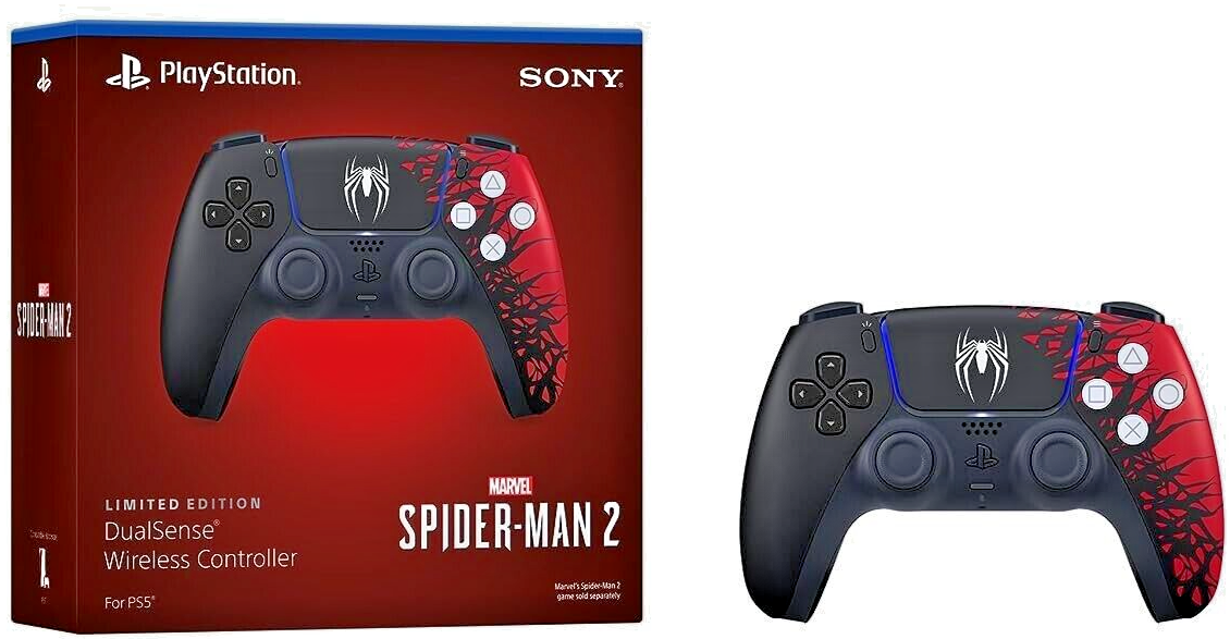 Spider-Man 2 PS5 Dualsense Spiderman Controller For The Sony