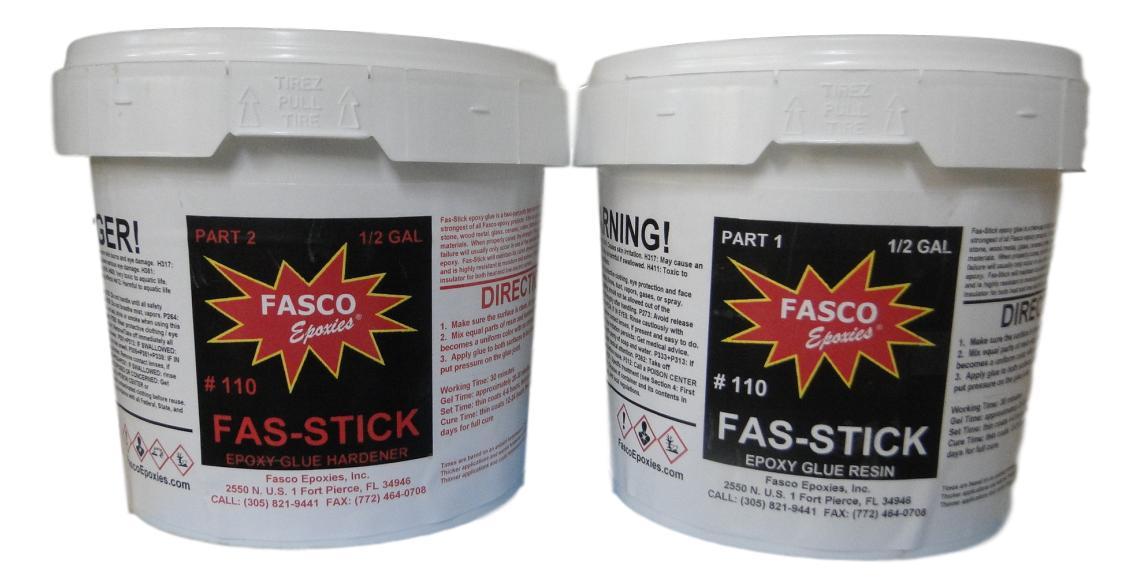 Fasco Epoxies 110 Epoxy Glue Gallon Kit (wood, aluminum, fiberglass) eBay