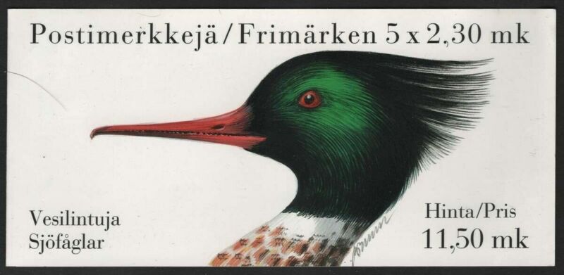 Finland #MiMH35 MNH Booklet 1993 Ducks Mallard Goose Waterfowl [925a FaH22]