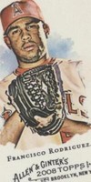 2008 Topps Allen & Ginter's - Francisco Rodriguez #259