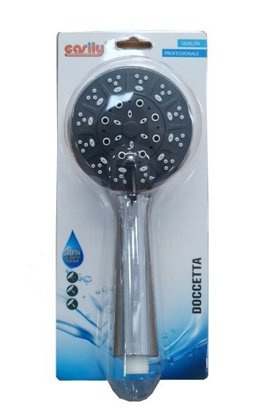 Bagno Doccetta Doccino Soffione Doccia Cornetta Rotondo Moderno 69064 dfh