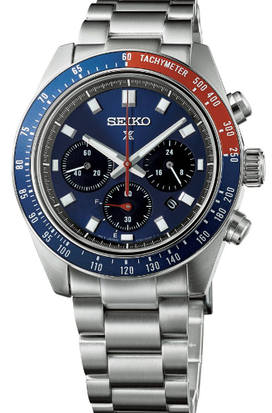 Pre-owned Seiko Prospex Speed Timer Solar Powered Blue Dial Round Men's Watch Ssc913p1