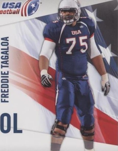 2012 Upper Deck USA Football Freddie Tagaloa #18