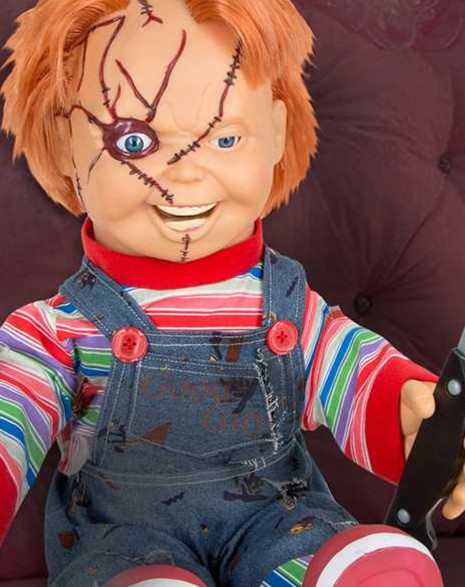 Bride of Chucky 24” Talking Animated Chucky Doll New in box