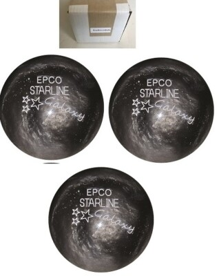 EPCO Duckpin Bowling balls - Starline Galaxy - Black (with engraving)