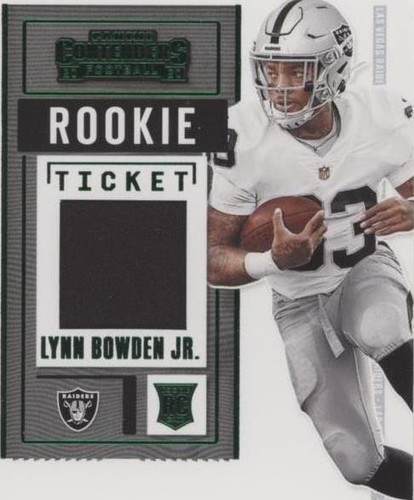 2020 Panini Contenders Lynn Bowden Jr. #RTS-LBJ