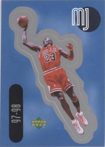 1998-99 Upper Deck Michael Jordan MJ Sticker Collection - Michael Jordan #SU18