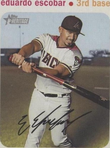 2020 Topps Heritage - Eduardo Escobar #474