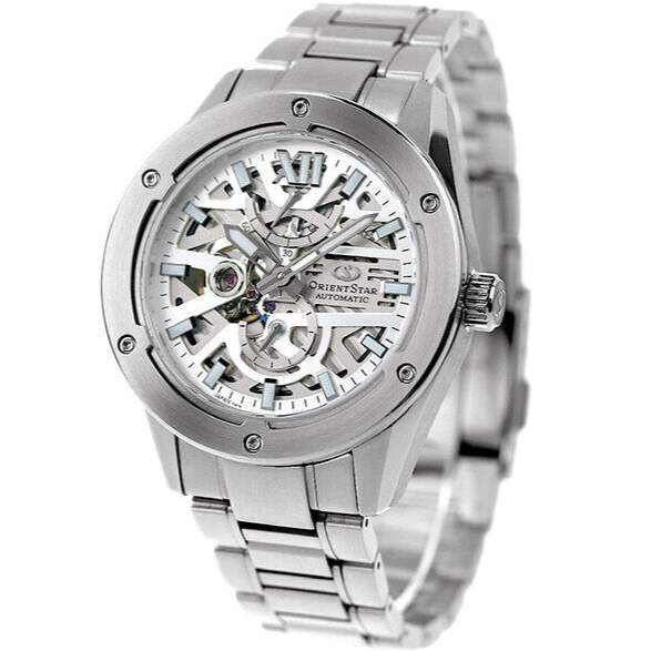 Pre-owned Orient Star Rk-bz0001s Avant-garde Skeleton Mechanical Automatic Watch 42.3mm