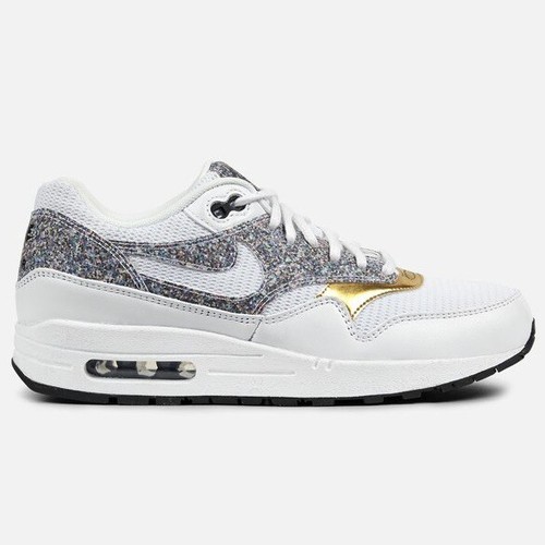 Nike Air Max 1 SE Running Shoes White Gold (881101-100