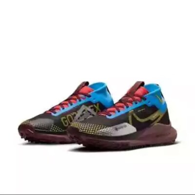 Nike Pegasus Trail 4 GTX GORE-TEX Hiking Shoes Waterproof Blue Black DJ7929-301