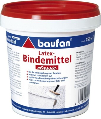 baufan Latex Bindemittel Classic 750ml - zur Versiegelung