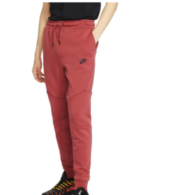 Nike Tech Fleece Drawstring Jogger Pants 805162 661 Red Men s Size