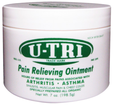 U-Tri Ointment for Muscle & Joint Pain, Made in USA 7oz