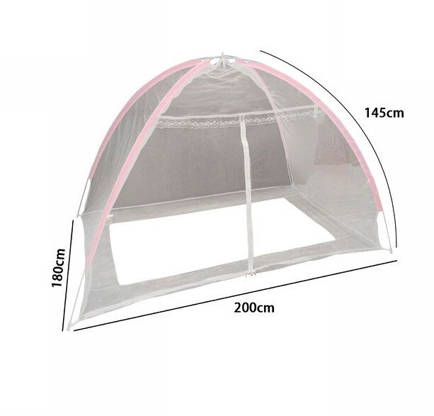 Zanzariera Da Letto Anti Insetti Campeggio Estate Pieghevole 180x200cm dfh