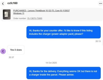 Item photo(s) from verified buyer