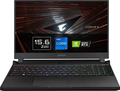 GIGABYTE AORUS 5 SE4-73DE314SH Gaming-Notebook i7-12700H RTX3070 16GB - 1TB SSD