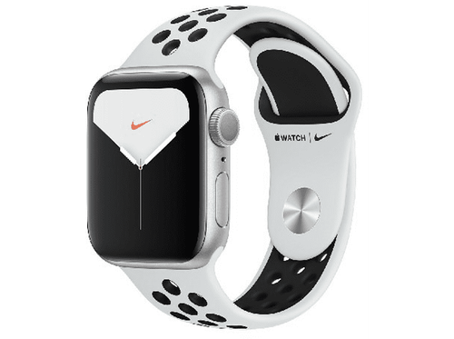 Apple Watch Nike Series 5, Chip W3, 40 mm, GPS, Caja aluminio plata