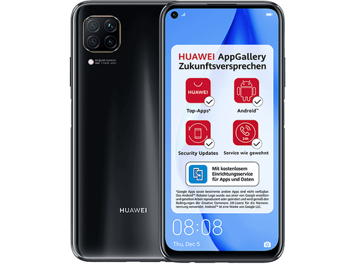 HUAWEI P40 lite 6,4 Zoll Smartphone 128 GB Midnight Black