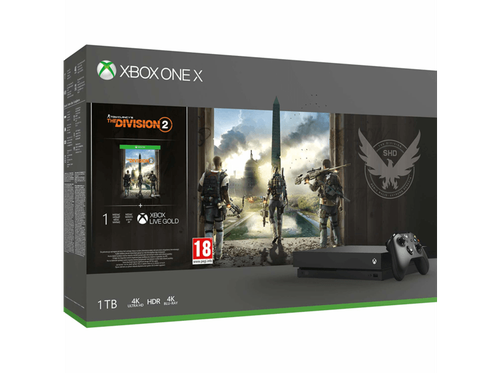 Consola - Xbox One X, 1 TB + The Division 2