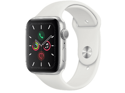 Apple Watch Series 5, Chip W3, 44 mm, GPS, Caja aluminio plata