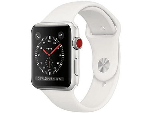 Apple Watch Series 3 GPS + Cellular, 42 mm, Caja aluminio en plata. Smartwatch