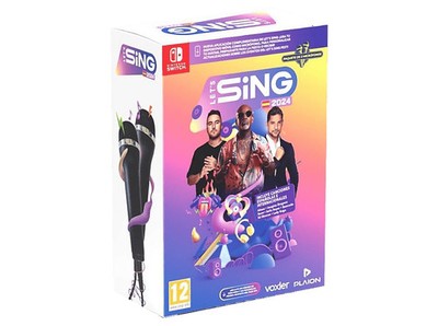 Nintendo Switch Let´s Sing 2024 + 2 Micro