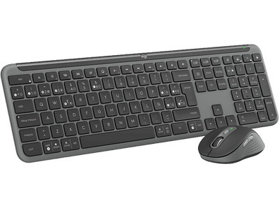 Pack Teclado + Ratón - Logitech MK950, Inalámbrico, Bluetooth/USB, Logi Bolt, Pe