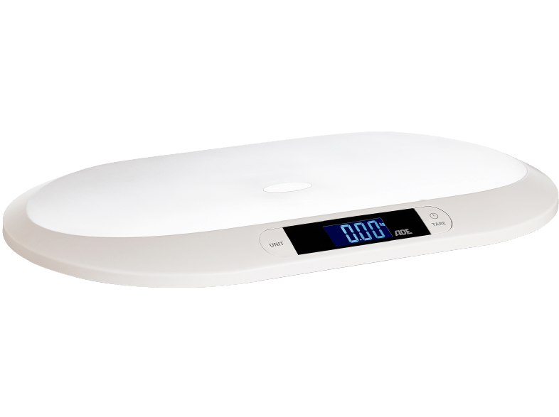 ADE Digitale Babywaage Säuglingswaage Baby Waage BE 1817 Weiß