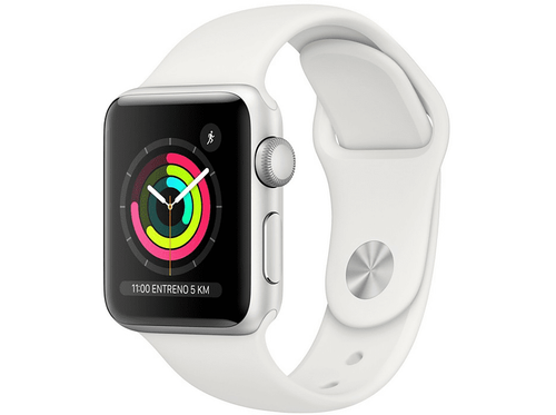 Apple Watch Series 3 GPS, 38 mm, Blanco