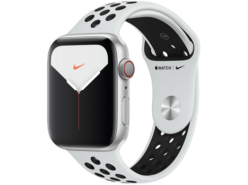 Apple Watch Nike S 5,Chip W3,44 mm,GPS+Cellular,alum-plata,Correa platino-negro