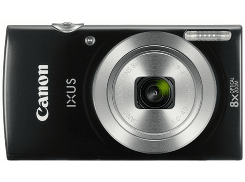Cámara - Canon Ixus 185, 20 mpx, 8x, HD, Funda, Negro