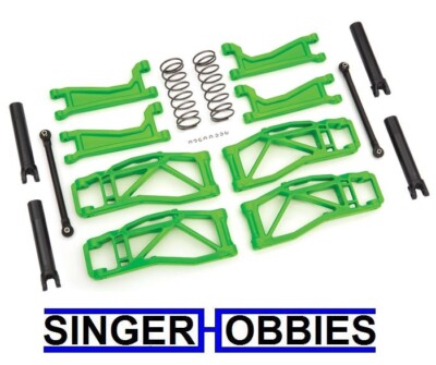 Traxxas 8995g MAXX Suspension Arm kit WideMaxx GREEN NEW TRA8995g TRA1