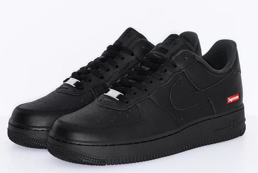 Supreme × NIKE AIR FORCE 1 Low 黒 サイズ26.5 Supreme x Nike Air Force 1 Low Black - New York Storage