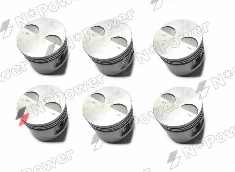 FLAT TOP PISTON & RING SET 0.50MM+ FOR NISSAN L24 2.4L